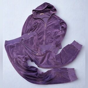 Juicy Couture Purple Velour Tracksuit